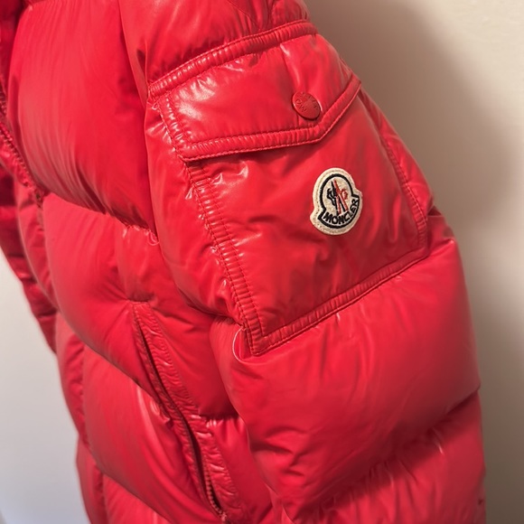 Red Moncler Maya Jacket - Picture 3 of 6